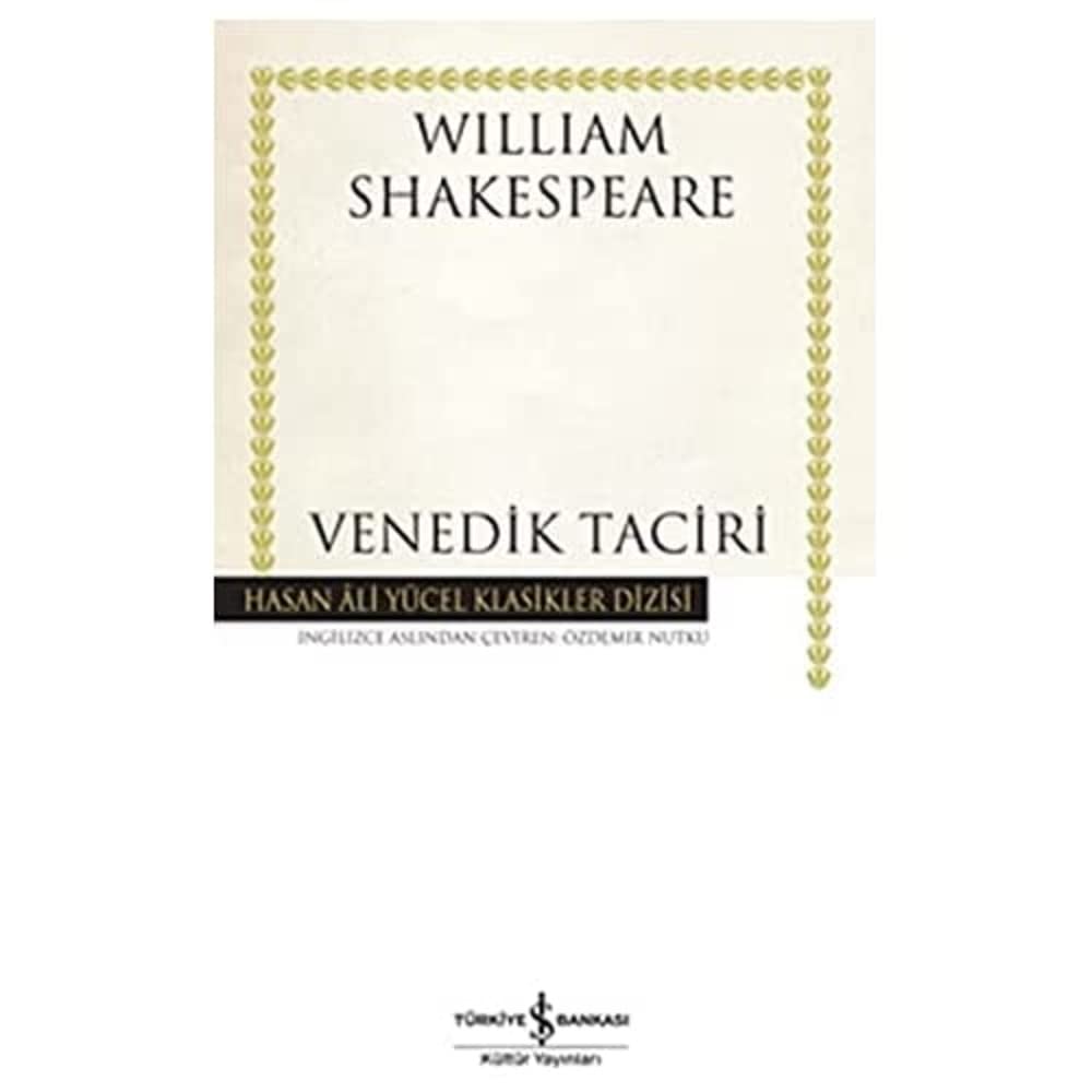 William Shakespeare «Venedik Taciri» pdf indir