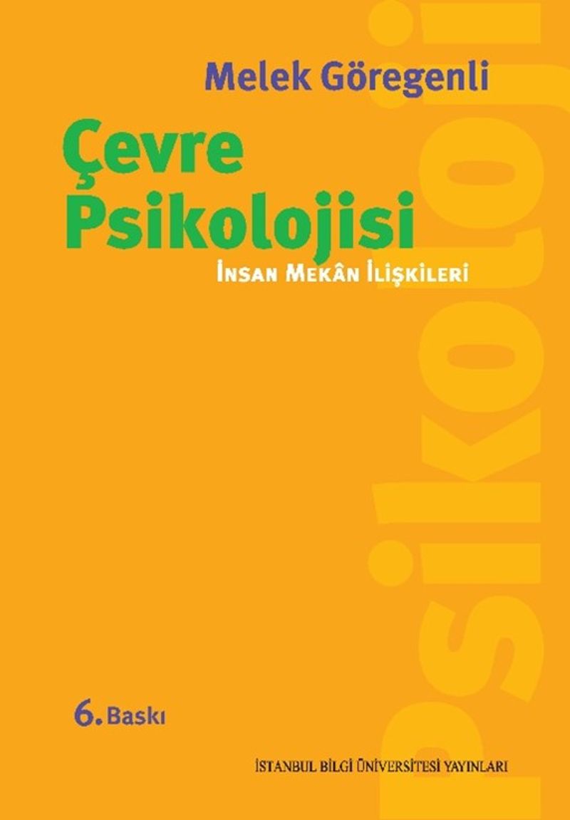«Çevre Psikolojisi» Melek Göregenli pdf indir